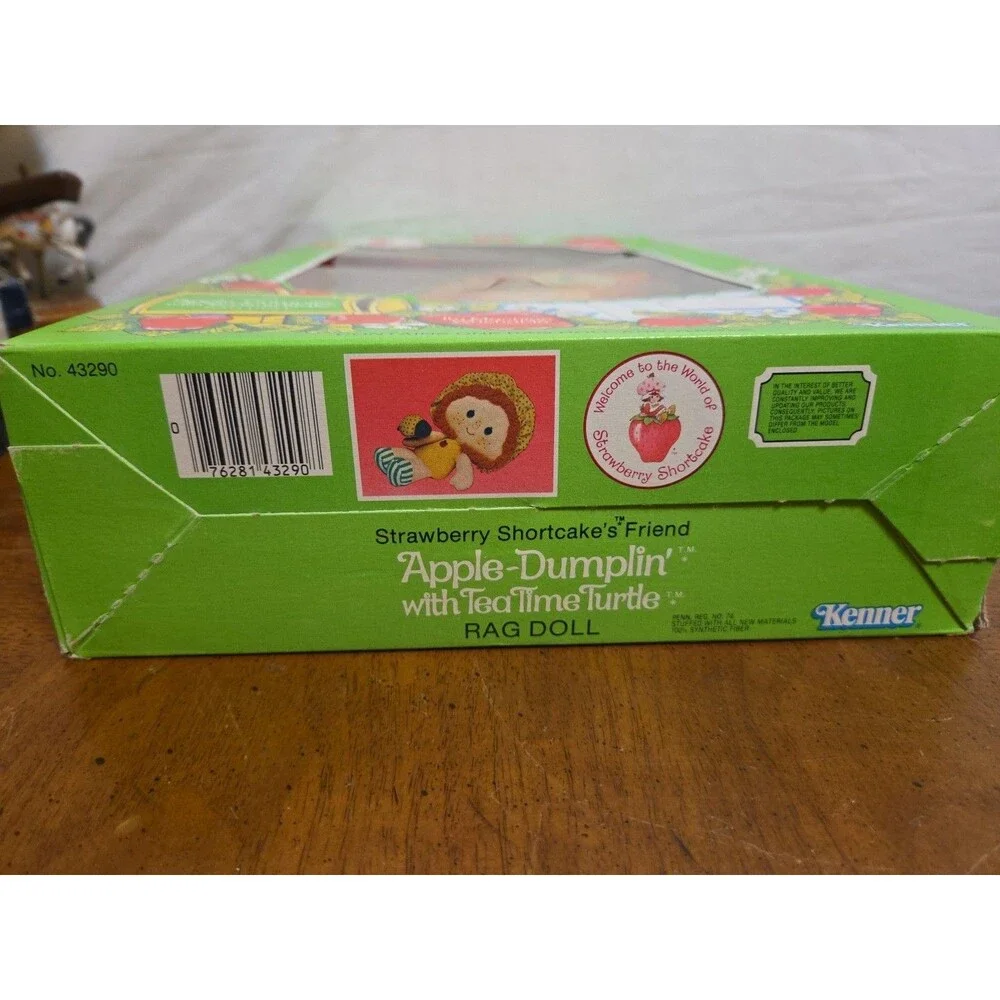 Apple Dumplin' Strawberry Shortcake's Friend Rag Doll Kenner 1984 NIB Vintage